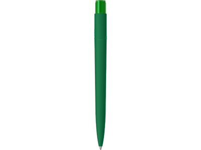 Шариковая ручка RECYCLED PET PEN PRO K transparent GUM soft-touch, зеленый