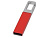 Флеш-карта USB 2.0 16 Gb с карабином Hook, красный/серебристый , размер 16ГБ
