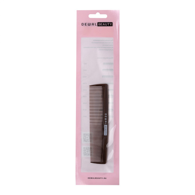 Расческа Dewal Beauty карманная, коричневая 12,4 см