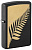 Зажигалка ZIPPO Zen Flora Design с покрытием Black Matte, латунь/сталь, черная, матовая, 38x13x57 мм