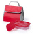 Набор термосумка и ланч-бокс PARLIK, черный, 26 x 22 x 18 cm, полиэстер 210D