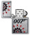 Зажигалка ZIPPO Джеймс Бонд с покрытием матовый хром | James Bond™ Brushed Chrome, латунь/сталь, серебристая, 38x13x57 мм Зажигалка ZIPPO Джеймс Бонд с покрытием матовый хром | James Bond™ Brushed Chrome, латунь/сталь, серебристая, 38x13x57 мм