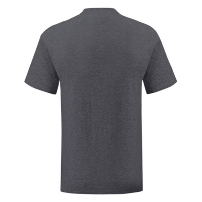 Футболка мужская “Iconic T“, темно-серый меланж 2XL, 52% х/б, 48% п/э, 150 г/м2