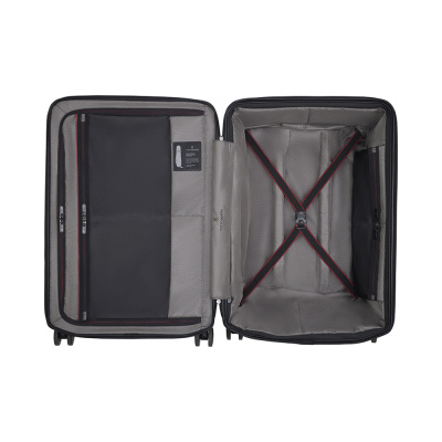 Чемодан VICTORINOX Spectra™ 3.0 Exp. Medium Case, темно-зеленый, поликарбонат Sorplas™, 46x30x69 см, 81 л