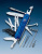 Нож перочинный VICTORINOX CyberTool M, 91 мм, 32 функции, полупрозрачный синий Нож перочинный VICTORINOX CyberTool M, 91 мм, 32 функции, полупрозрачный синий