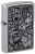 Зажигалка ZIPPO Jungle Design с покрытием Street Chrome, латунь/сталь, серебристая, 38x13x57 мм Зажигалка ZIPPO Jungle Design с покрытием Street Chrome, латунь/сталь, серебристая, 38x13x57 мм