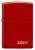 Зажигалка ZIPPO Classic с покрытием Metallic Red, латунь/сталь, красная, матовая, 38x13x57 мм Зажигалка ZIPPO Classic с покрытием Metallic Red, латунь/сталь, красная, матовая, 38x13x57 мм