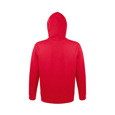 Толстовка мужская с капюшоном SNAKE, красный, 2XL, 50% хлопок, 50% полиэстер, 280 г/м2