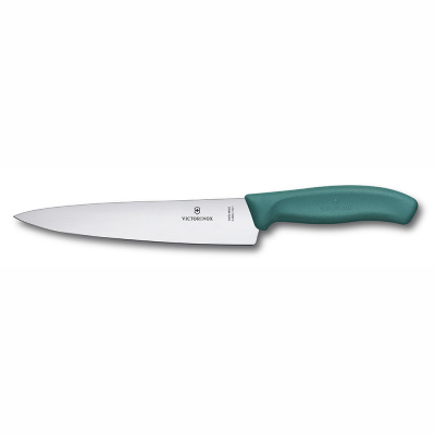 Нож разделочный VICTORINOX Швейцарская классика | Swiss Classic, 19 см, зелёный, в картонном блистере