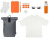Welcome pack Welcome Aboard!, оранжевый , размер XS-S Welcome pack Welcome Aboard!, оранжевый , размер XS-S