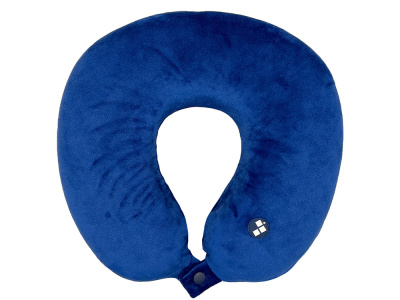 Подушка для путешествий с эффектом памяти Мемо Drowsy Royal Blue