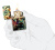 Зажигалка ZIPPO Painted Tiger Design с покрытием 540 Tumbled Brass, латунь/сталь, разноцветная, 38x13x57 мм