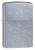 Зажигалка ZIPPO классическая с покрытием поцарапанный хром | Classic Street Chrome, латунь/сталь, серебристая, матовая, 38x13x57 мм Зажигалка ZIPPO классическая с покрытием поцарапанный хром | Classic Street Chrome, латунь/сталь, серебристая, матовая, 38x13x57 мм