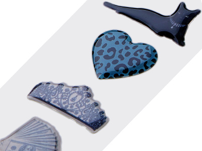 Смоляной стикерпак вертикальный без фона , размер без фона