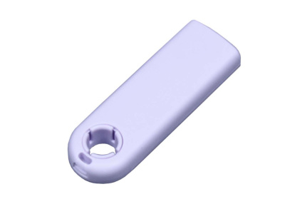 USB-флешка промо на 32 Гб прямоугольной формы, выдвижной механизм, белый , размер 32ГБ