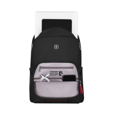 Рюкзак WENGER Motion 15.6", черный, нейлон, 31 x 17 x 42 см, 20 л