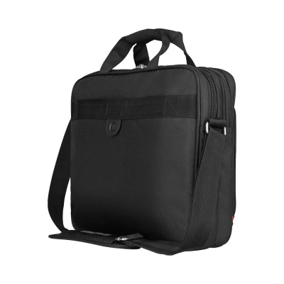 Портфель для ноутбука 15'' WENGER, черный, полиэстер/ПВХ, 40 x 15 x 33 см, 9 л