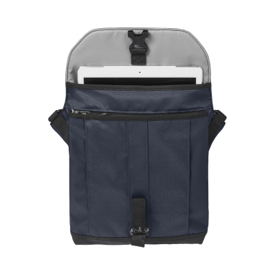 Сумка наплечная VICTORINOX Altmont Original Flapover Digital Bag, синяя, нейлон, 26x10x30 см, 7 л