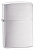 Зажигалка ZIPPO классическая с покрытием матовый хром | Classic Brushed Chrome, латунь/сталь, серебристая, матовая, 38x13x57 мм