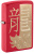 Зажигалка ZIPPO Год дракона 2024 с красным матовым покрытием | Year of the Dragon 2024 Red Matte, латунь/сталь, красная, 38x13x57 мм