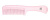 Гребень Dewal Beauty серия "Friendly", цвет розовый