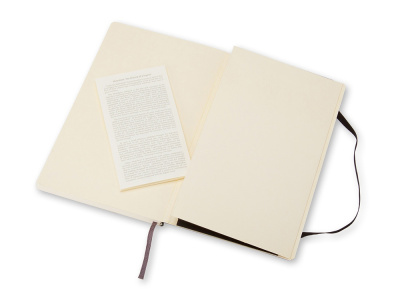 Записная книжка Moleskine Classic Soft (нелинованный), Large (13х21см), черный , размер A5
