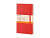 Записная книжка Moleskine Classic (в линейку) в твердой обложке, Large (13х21см), красный , размер A5