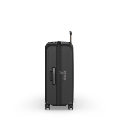 Чемодан VICTORINOX Airox Advanced, черный матовый, 100% поликарбонат Makrolon, 46x29x69 см, 75 л