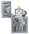 Зажигалка ZIPPO Lucky 7 с покрытием Street Chrome, латунь/сталь, серебристая, 38x13x57 мм Зажигалка ZIPPO Lucky 7 с покрытием Street Chrome, латунь/сталь, серебристая, 38x13x57 мм