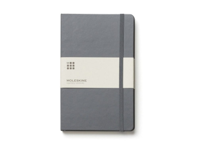 Записная книжка Moleskine Classic (в линейку) в твердой обложке, Pocket (9x14см), серый , размер A6