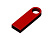 USB 2.0-флешка на 4 Гб с мини чипом и круглым отверстием, красный , размер 4ГБ