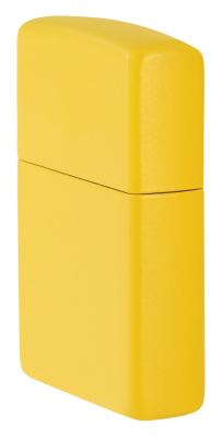 Зажигалка ZIPPO Classic с покрытием Sunflower, латунь/сталь, желтая, глянцевая, 38x13x57 мм