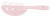 Щетка Dewal Beauty серия "Ocean wave", продувная, с нейлоновым штифтом, форма волна, розовая Щетка Dewal Beauty серия "Ocean wave", продувная, с нейлоновым штифтом, форма волна, розовая