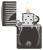 Зажигалка ZIPPO Classic с покрытием High Polish Black, латунь/сталь, черная, глянцевая, 38x13x57 мм Зажигалка ZIPPO Classic с покрытием High Polish Black, латунь/сталь, черная, глянцевая, 38x13x57 мм