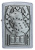 Зажигалка ZIPPO Lucky 7 с покрытием Street Chrome, латунь/сталь, серебристая, 38x13x57 мм Зажигалка ZIPPO Lucky 7 с покрытием Street Chrome, латунь/сталь, серебристая, 38x13x57 мм