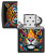Зажигалка ZIPPO Tiger Stripes Design с покрытием Black Matte, латунь/сталь, черная, 38x13x57 мм