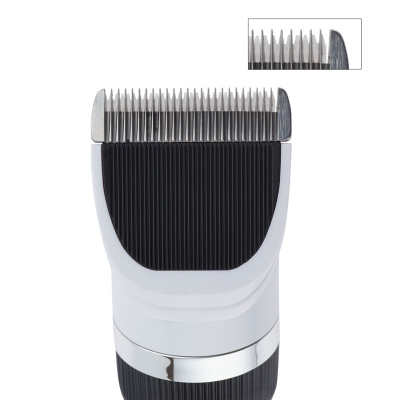 Машинка для стрижки волос DEWAL BEAUTY Panda White, белая, 0.8 - 2.0мм