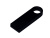 USB 3.0-флешка на 32 Гб с мини чипом и круглым отверстием, черный , размер 32ГБ