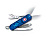 Нож-брелок VICTORINOX Swiss Lite, 58 мм, 7 функций, полупрозрачный синий