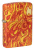 Зажигалка ZIPPO Fire с покрытием 540 Tumbled Brass, латунь/сталь, разноцветная, 38x13x57 мм