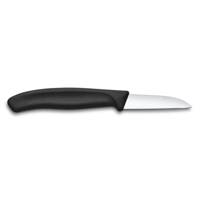 Нож для овощей и фруктов VICTORINOX SwissClassic с прямым лезвием 6 см, чёрный