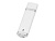 Флеш-карта USB 2.0 16 Gb Орландо, белый , размер 16ГБ
