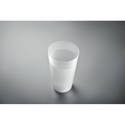 Reusable event cup 500ml прозрачно-белый