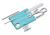 Швейцарская карточка VICTORINOX SwissCard Nailcare, 13 функций, полупрозрачная бирюзовая Швейцарская карточка VICTORINOX SwissCard Nailcare, 13 функций, полупрозрачная бирюзовая