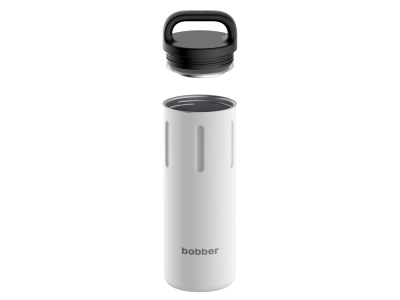 Вакуумный термос с керамическим покрытием бытовой, тм bobber, 770 мл. Артикул Bottle-770 Iced Water (белый) , размер 770 мл