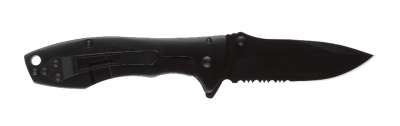 Нож складной Stinger, 80 мм, (чёрный), материал рукояти: сталь/алюминий (чёрный)