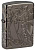 Зажигалка ZIPPO Armor® Wicca Design с покрытием Black Ice®, латунь/сталь, чёрная, 38x13x57 мм