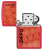 Зажигалка ZIPPO Made in USA Design с покрытием Red Matte, латунь/сталь, красная, 38x13x57 мм