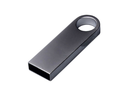 USB 3.0-флешка на 64 Гб с мини чипом и круглым отверстием, серебристый , размер 64ГБ