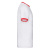 Футболка "Ringer T", белый с красным_2XL, 100% х/б, 160 г/м2